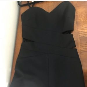 BLACK BEBE ROMPER